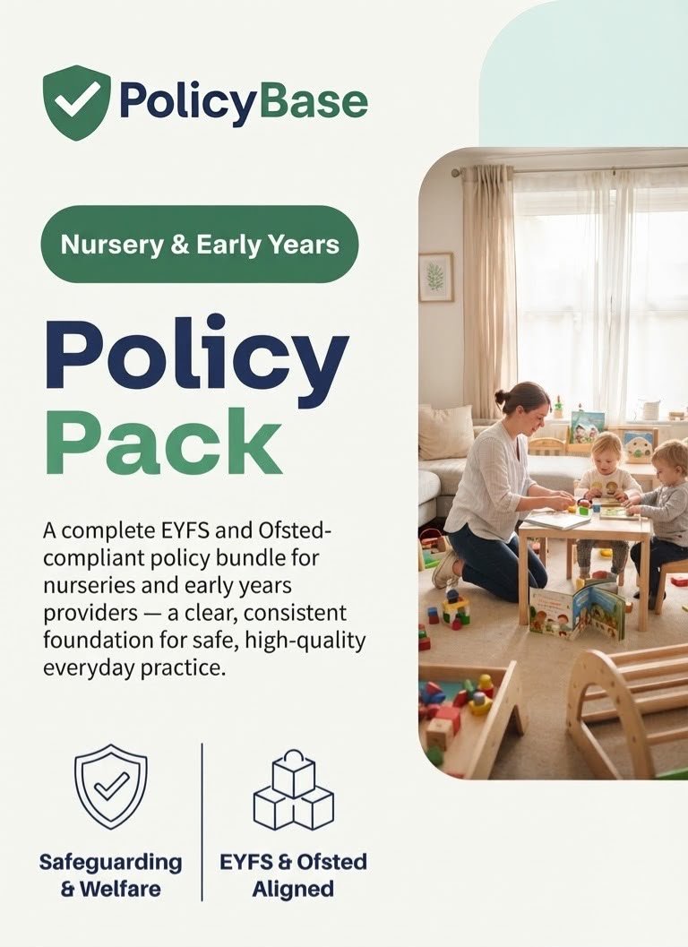 Nursery Policy Pack for Early Years Settings | PolicyBase